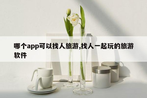 哪个app可以找人旅游,找人一起玩的旅游软件