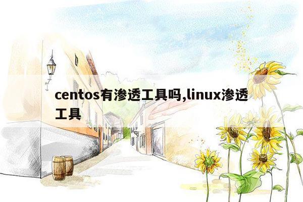 centos有渗透工具吗,linux渗透工具