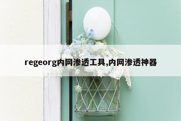 regeorg内网渗透工具,内网渗透神器