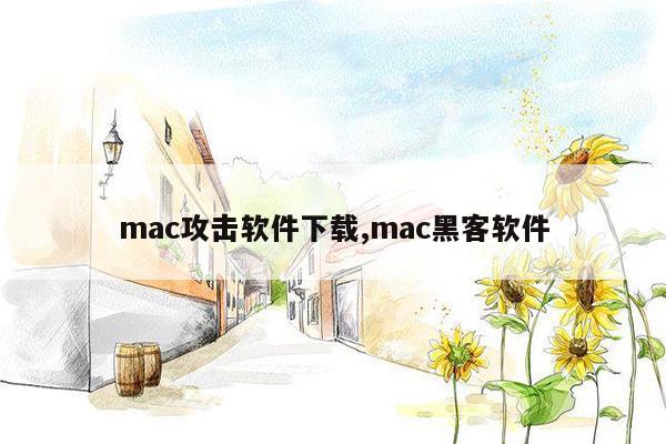 mac攻击软件下载,mac黑客软件