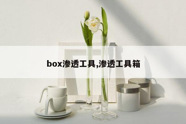 box渗透工具,渗透工具箱