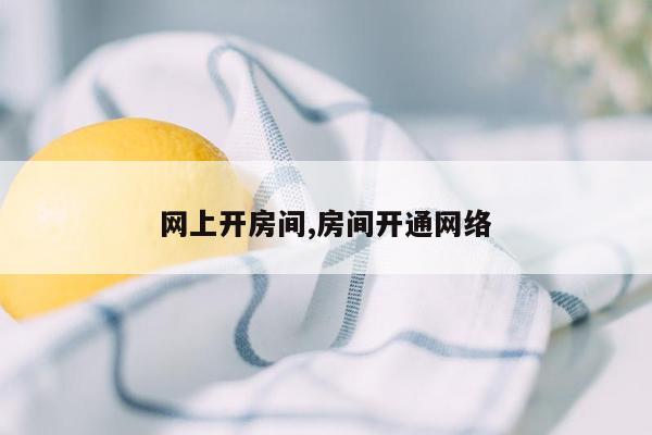 网上开房间,房间开通网络