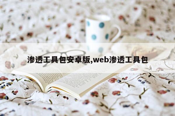 渗透工具包安卓版,web渗透工具包