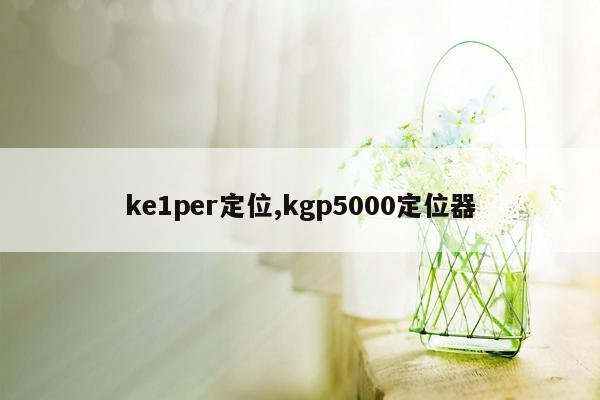 ke1per定位,kgp5000定位器